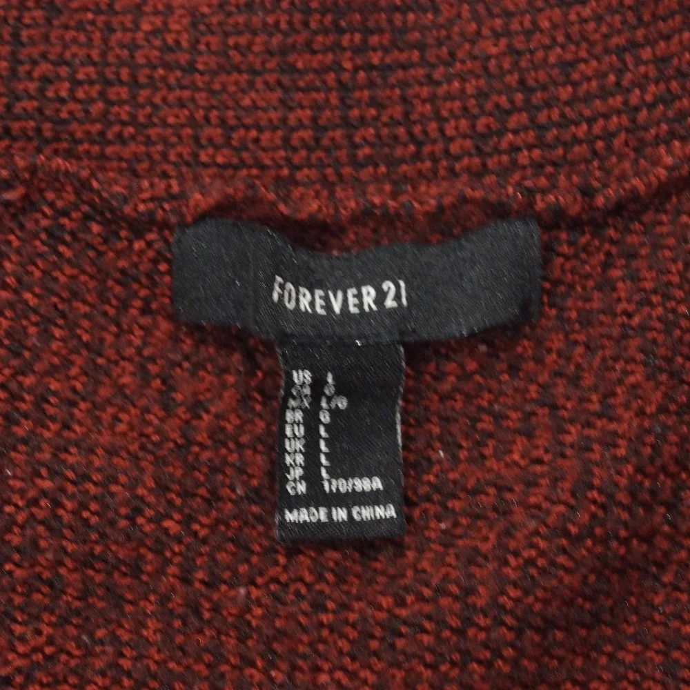 Forever 21 Open Front Knit Stitch Cardigan -‎ Size L.